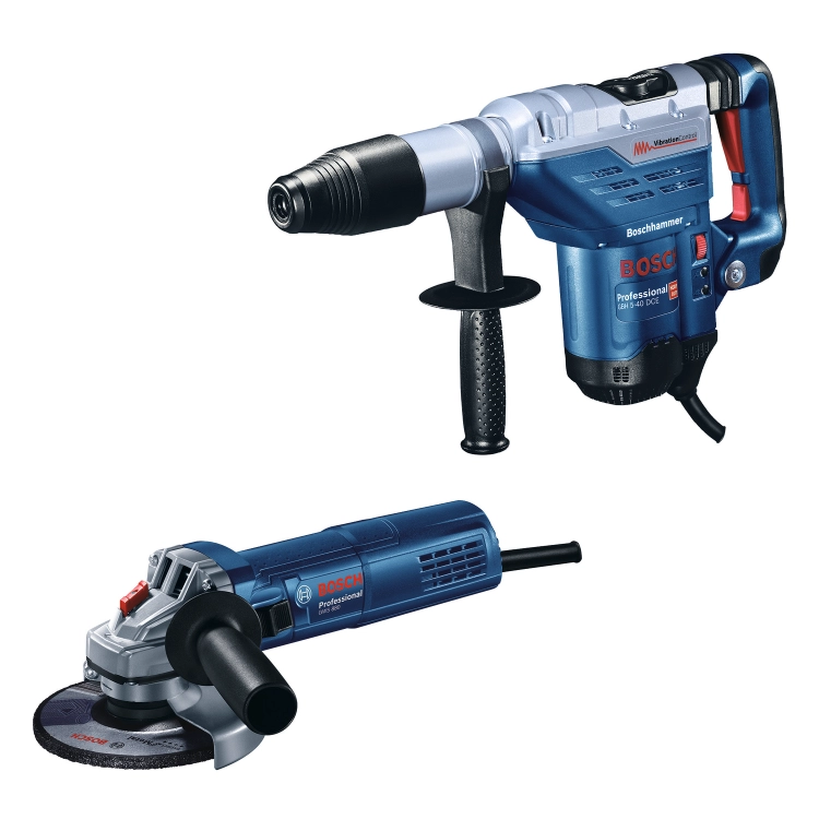 Zestaw narzędzi BOSCH GBH 5-40 DCE + GWS 880