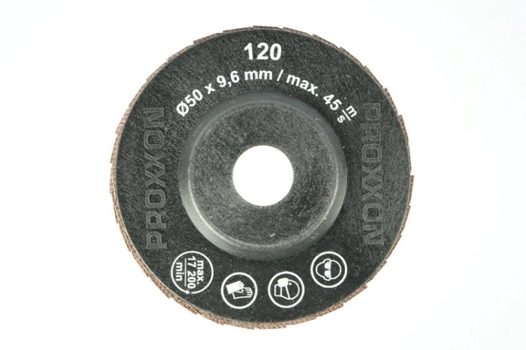 Tarcze listkowe z powłoką diamentową PROXXON, ziarnistość 120, 50mm, 2 szt.