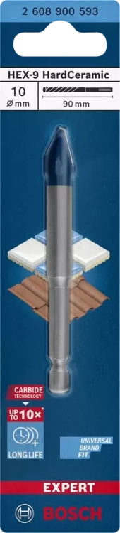 Wiertło EXPERT HEX-9 Bosch HardCeramic