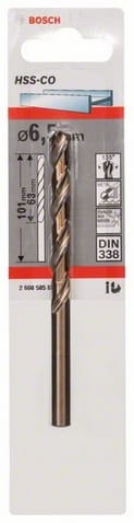 Wiertło metal Bosch HSS-Co 6,5x63x101