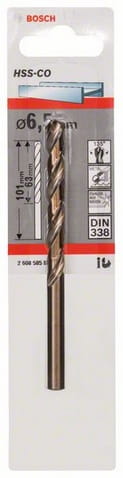 Wiertło metal Bosch HSS-Co 6,5x63x101