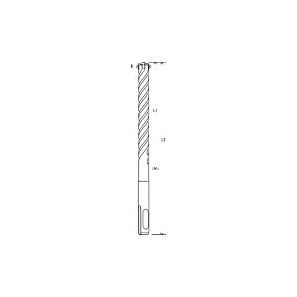 Wiertło Bosch SDS plus-5X 22x550x600