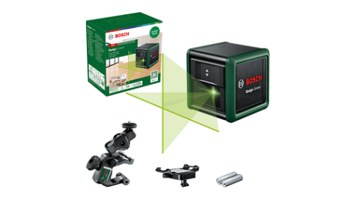 BOS.Laser krzyżowy Quigo Green +uchwyt MM2
