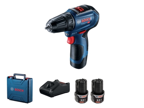 Zestaw z wiertarko-wkrętarką GSR 12V-30