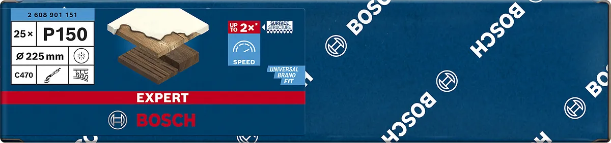 Papier ścierny Bosch EXPERT 225mm ziarnistość 150