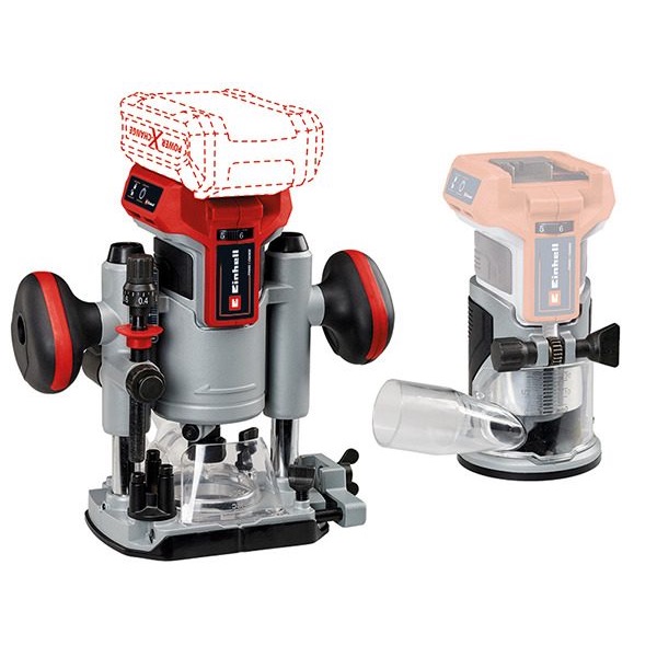 Akumulatorowa frezarka EINHELL TP-RO 18 set Li BL solo