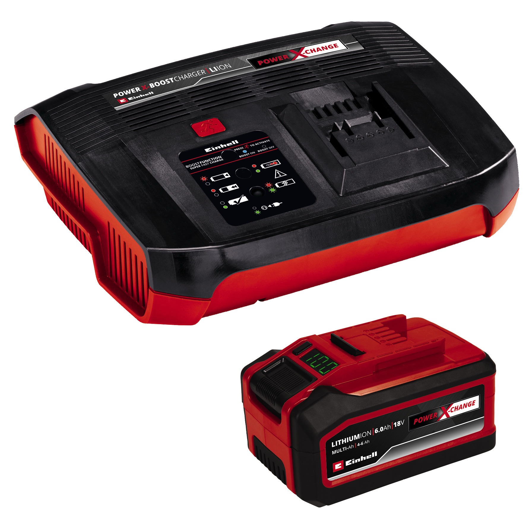 Zestaw zasilający EINHELL 18V 1x4-6Ah + szybka ładowarka BOOST PXC