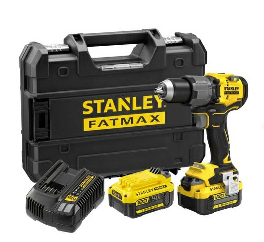 Akumulatorowa wiertarko-wkrętarka STANLEY FATMAX SFMCD726M2T 18V V20 2x4Ah